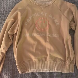 American Eagle Beige Sweatshirt